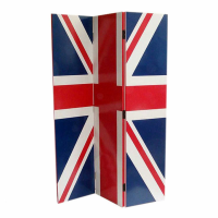Union Jack British Flag 3 Panel Screen