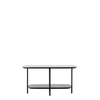 Black Ludworth Coffee Table Black Marble Small