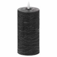 Luxe Collection Natural Glow 3x6 Grey LED Candle