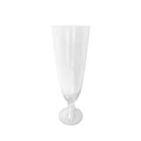 Value 40cm Clear Glass Flute Vase