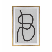 Line Drawing Framed Art