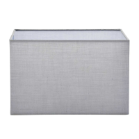 Grey Rectangular 1 Shade Light Grey 170x270x120mm