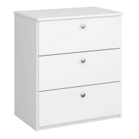 Alba 3 Drawer Chest White