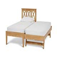 Autumn 90cm Single 3ft Hevea Honey Oak Gust Bed Frame Traditional Style