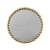 Size mm 700 Gold Ceretti Round Mirror Gold
