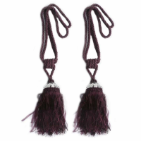 Wine Tassel With Crystal Pair