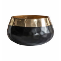 Planter Large Black Gold