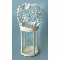 White Iron Milk Bottle Holder