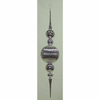 Plated Ball Finial Hanging Ornament