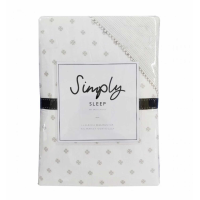 Lace Duvet Set White Double
