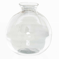 Smoked Midnight Squat Stem Vase