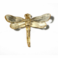 Gold Dragonfly With Spike