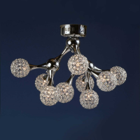 Modern Crystal Ball Chandelier
