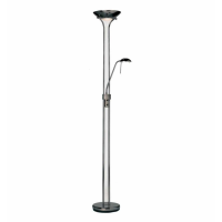 Floor Lamp Black Chrome