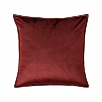 Velvet Oxford Cushion Merlot