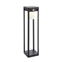 Black Hallam Outdoor 1 Floor Light
