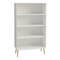 Softline Wide Bookcase Off White