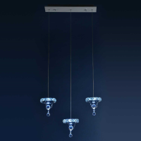 Modern 3 Arm Moroccan Design Chandelier