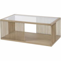 Mindi Wood Strand Coffee Table