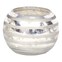 Ribbed Lustre Candle Holder