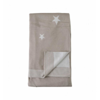 Knitted Throw Taupe