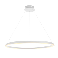 white Staten 1 Pendant Light White