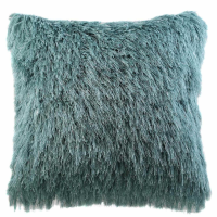Unfilled Fluffy Emerald Green Cushion