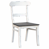 White Distress Chair