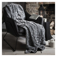 Fur Throw Silver