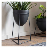 Metal Planter Black Large