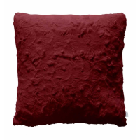 Fur Cushion Claret
