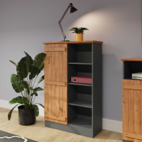 Multipurpose Cabinet Wotan Oak And Dark Grey