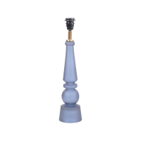 Nova Blue Glass Table Lamp (Base Only) E27 60W 16in Shade