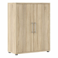 Prima Bookcase 2 Shelves With 2 Doors in Oak