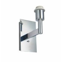 USB Wall Light Chrome Effect