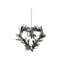 Purple Lavender Heart Purple 2pk Small
