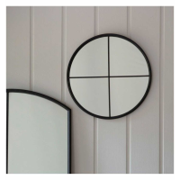 Round Mirror Black