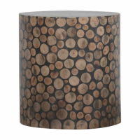In1438 Tree Trunk Style Footstool