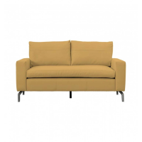 Modern Style Sabino Harvest Faux Leather Upholstered Living Room 2 Seater Sofa 86x155cm