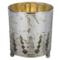 The Lustre Collection Christmas Large Candle Holder