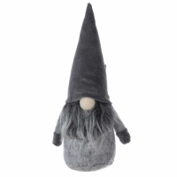 Grey Velvet Little Gonk