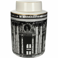 Architectural Ceramic Lidded Jar
