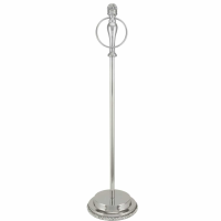 Glitz Nickel Toilet Roll Holder