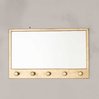 Gin Shu Metal Mirror Gold Gilt Leaf