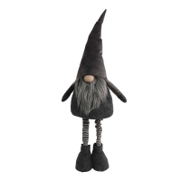 Tall Grey Velvet Gonk