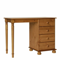 Copenhagen Single Dressing Table in Pine