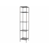 Fitzroy Bronze Narrow Modular Shelving Unit Right