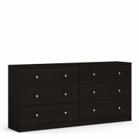 May Chest of 6 Drawers (3+3) in Coffee