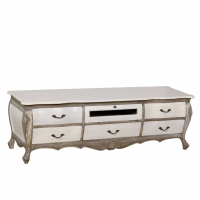Isabella Grey and White Media Unit TV Cabinet