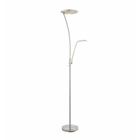 Floor Lamp Satin Chrome